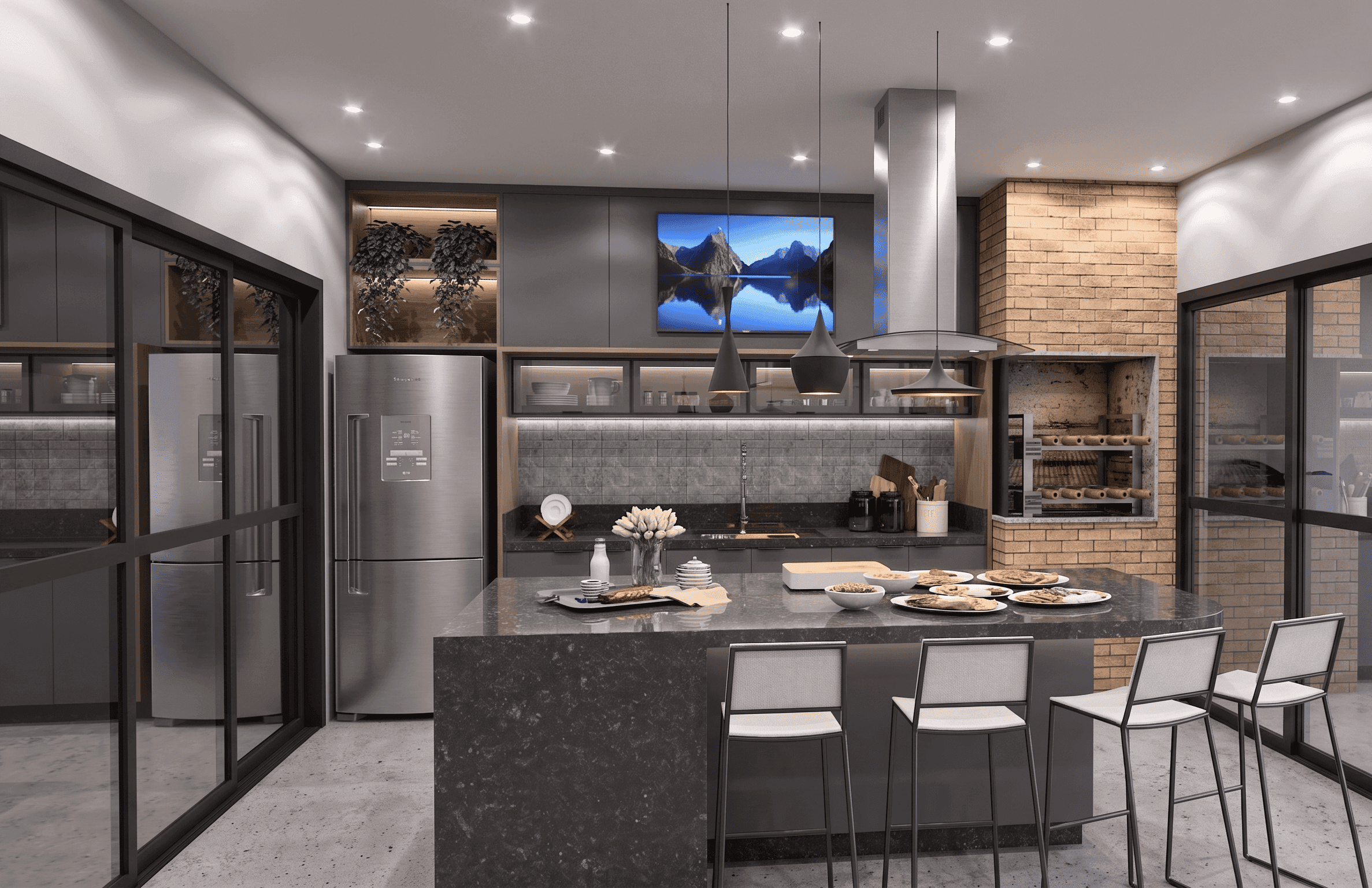 Área Gourmet — projeto Ambient Live