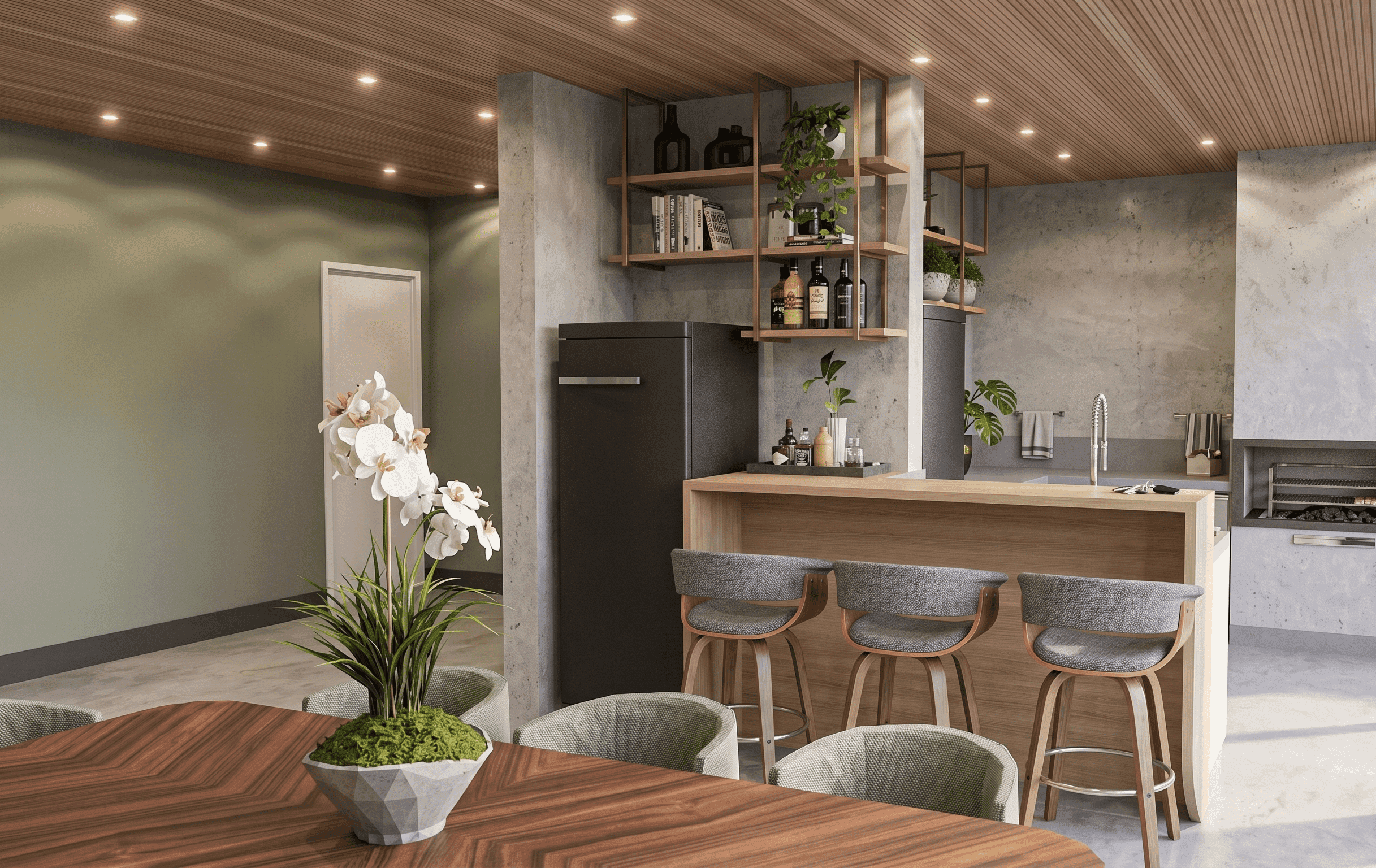 Área Gourmet — projeto Ambient Live