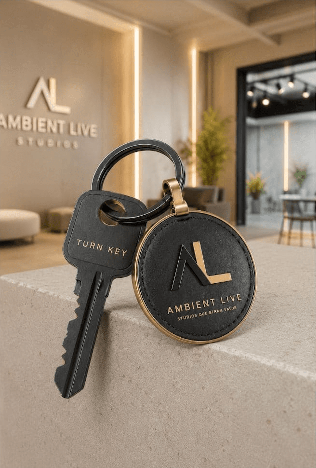 Chaveiro Turn Key da Ambient Live